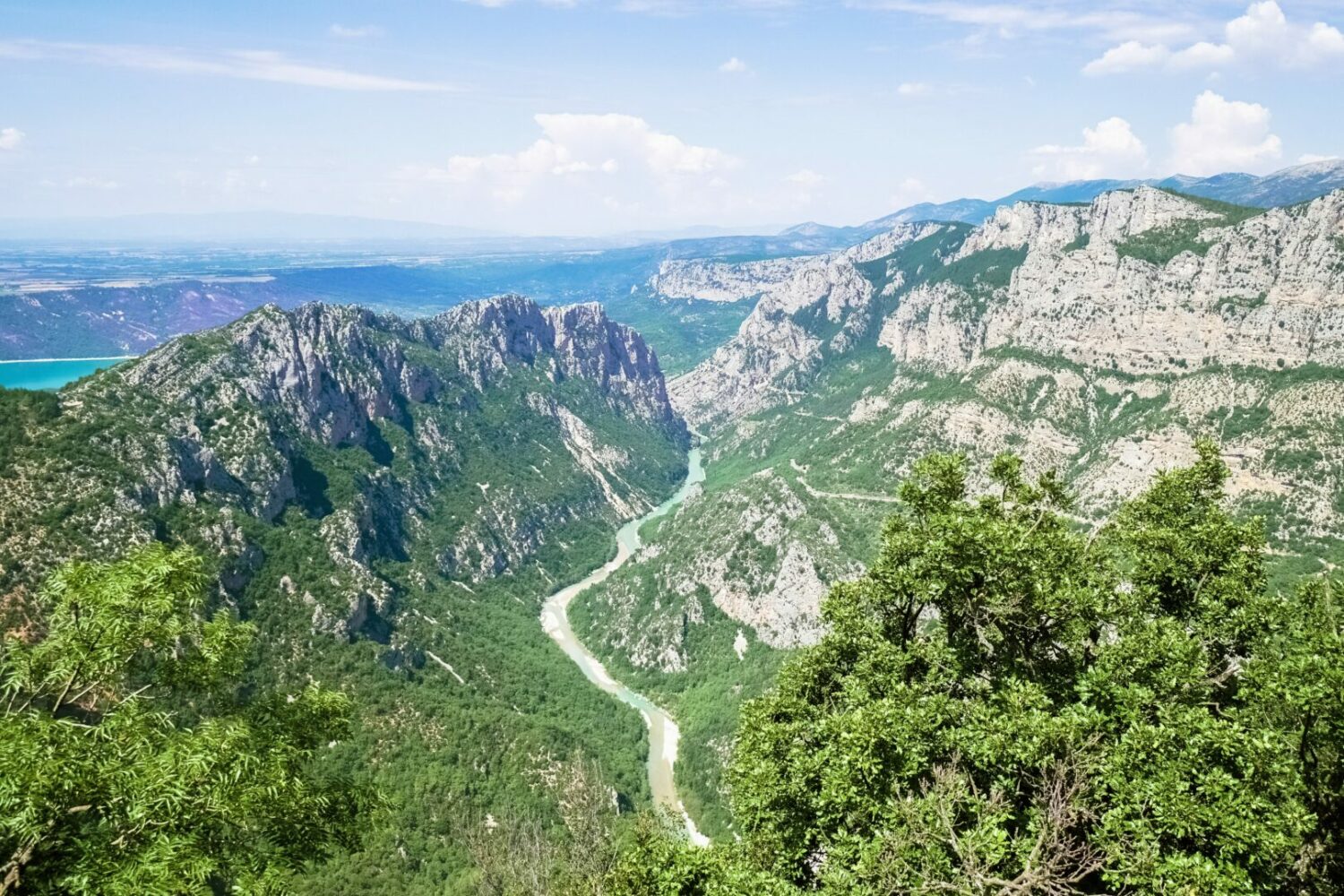 verdon vally with road | Gentle provence