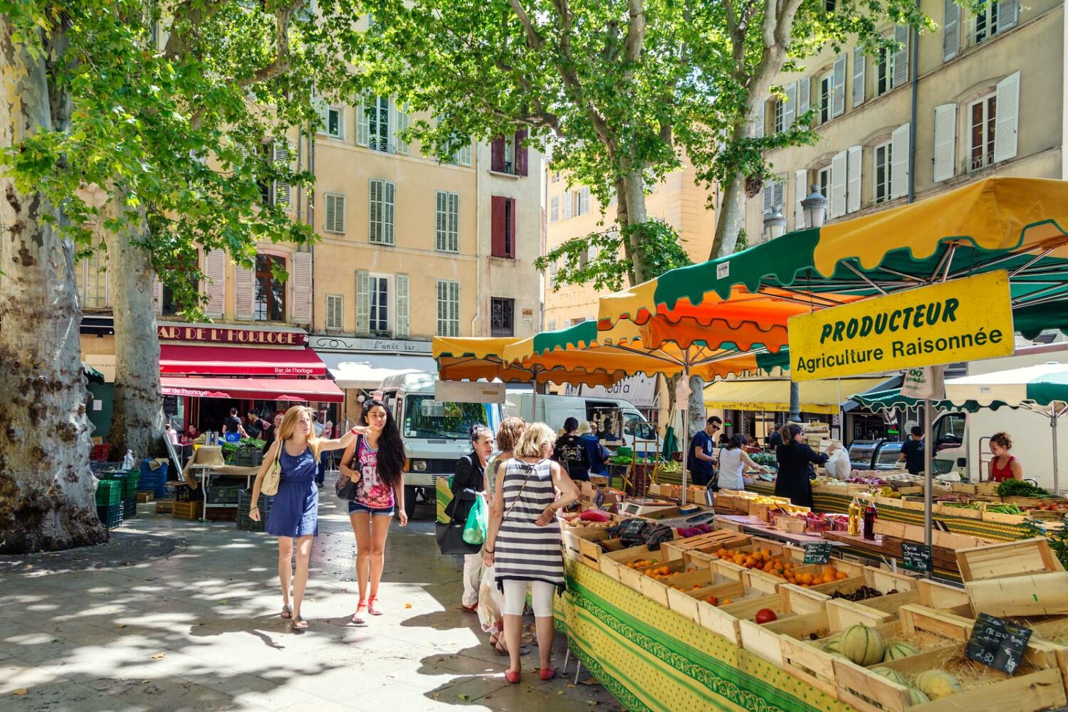 Local market in Aix en Provence