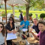 Friends and travelers sharing rosé wine in Provence for a convivial moment